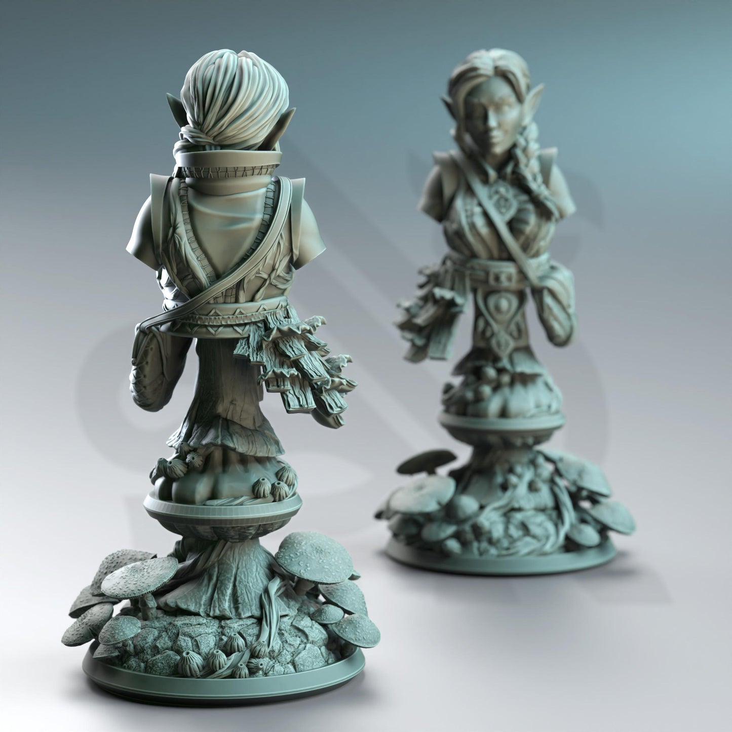 Cordelia the Homestead Hermet, Halfling Druid by DM Stash | Unpainted | Print on Demand | Use Code FREESHIP50