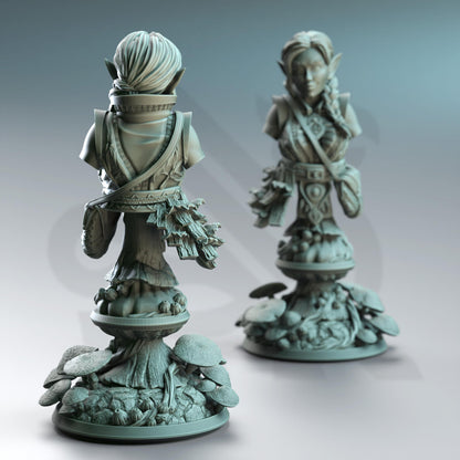Cordelia the Homestead Hermet, Halfling Druid by DM Stash | Unpainted | Print on Demand | Use Code FREESHIP50