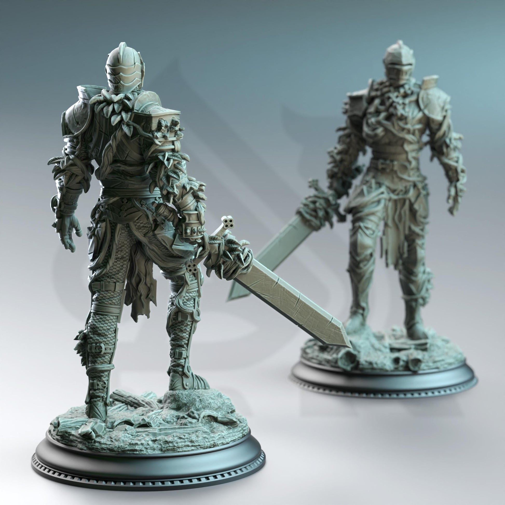Forgotten Knights, Vine Possessed Armor by DM Stash | Unpainted | Print on Demand | Use Code FREESHIP50