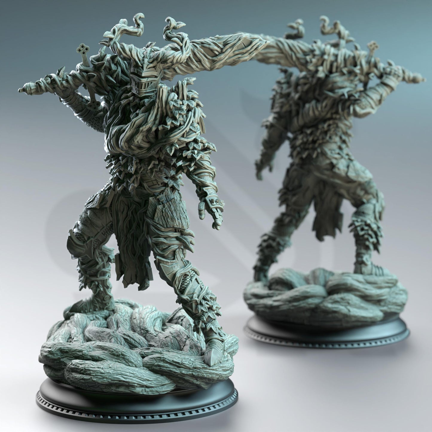 Forgotten Knights, Vine Possessed Armor by DM Stash | Unpainted | Print on Demand | Use Code FREESHIP50