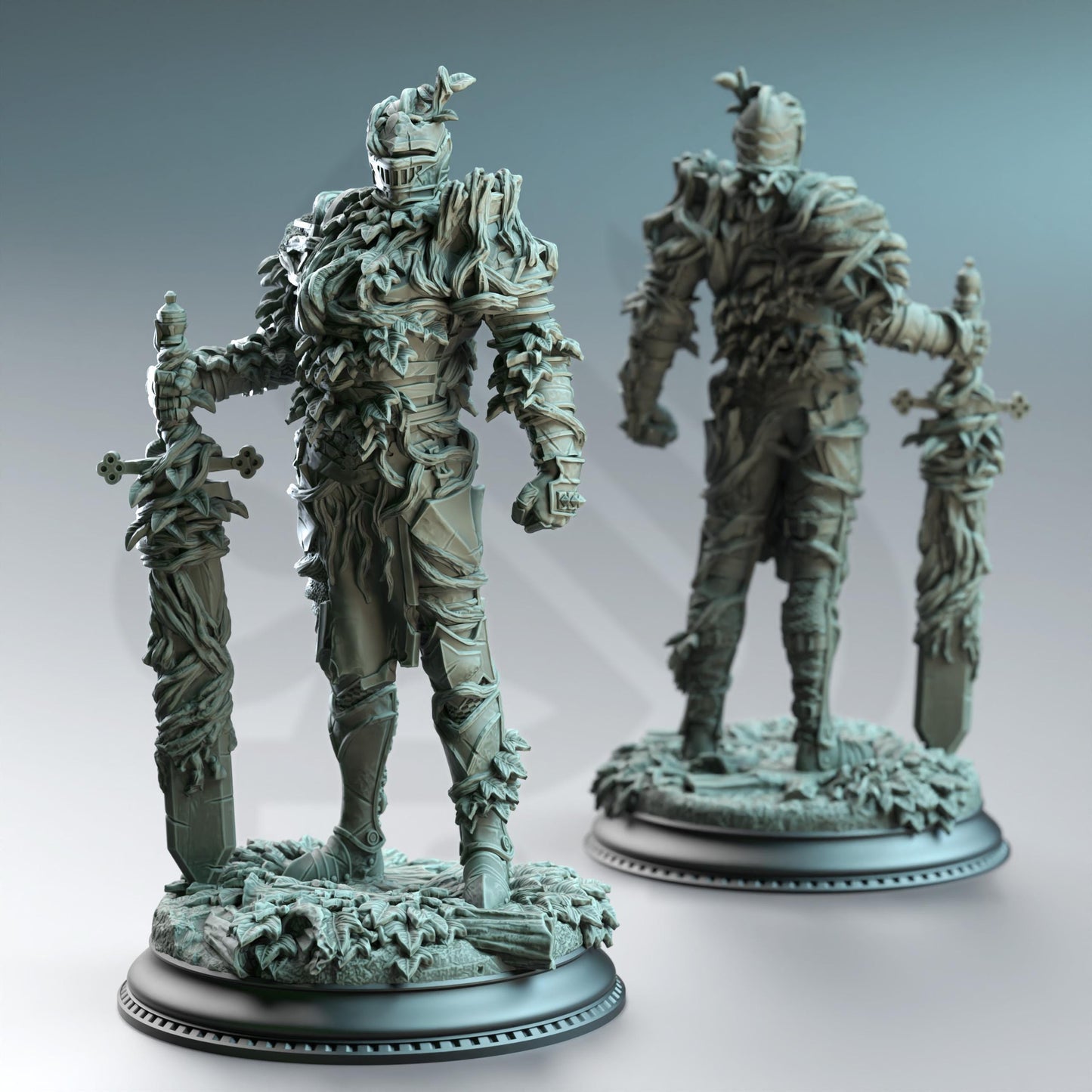 Forgotten Knights, Vine Possessed Armor by DM Stash | Unpainted | Print on Demand | Use Code FREESHIP50