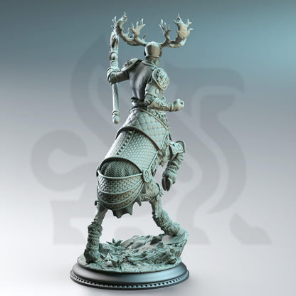 Gungnir of House Jernbark, Centaur Noble by DM Stash | Unpainted | Print on Demand | Use Code FREESHIP50