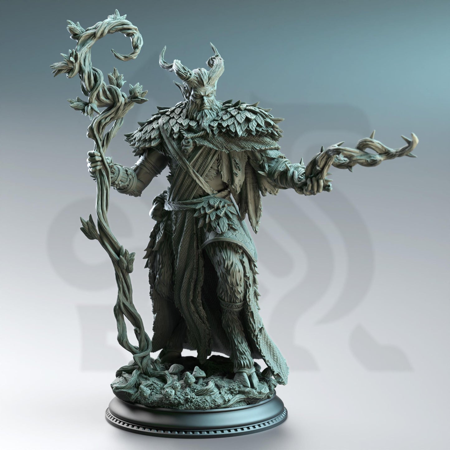 Old Barkhorn, Satyr Druid by DM Stash | Unpainted | Print on Demand | Use Code FREESHIP50