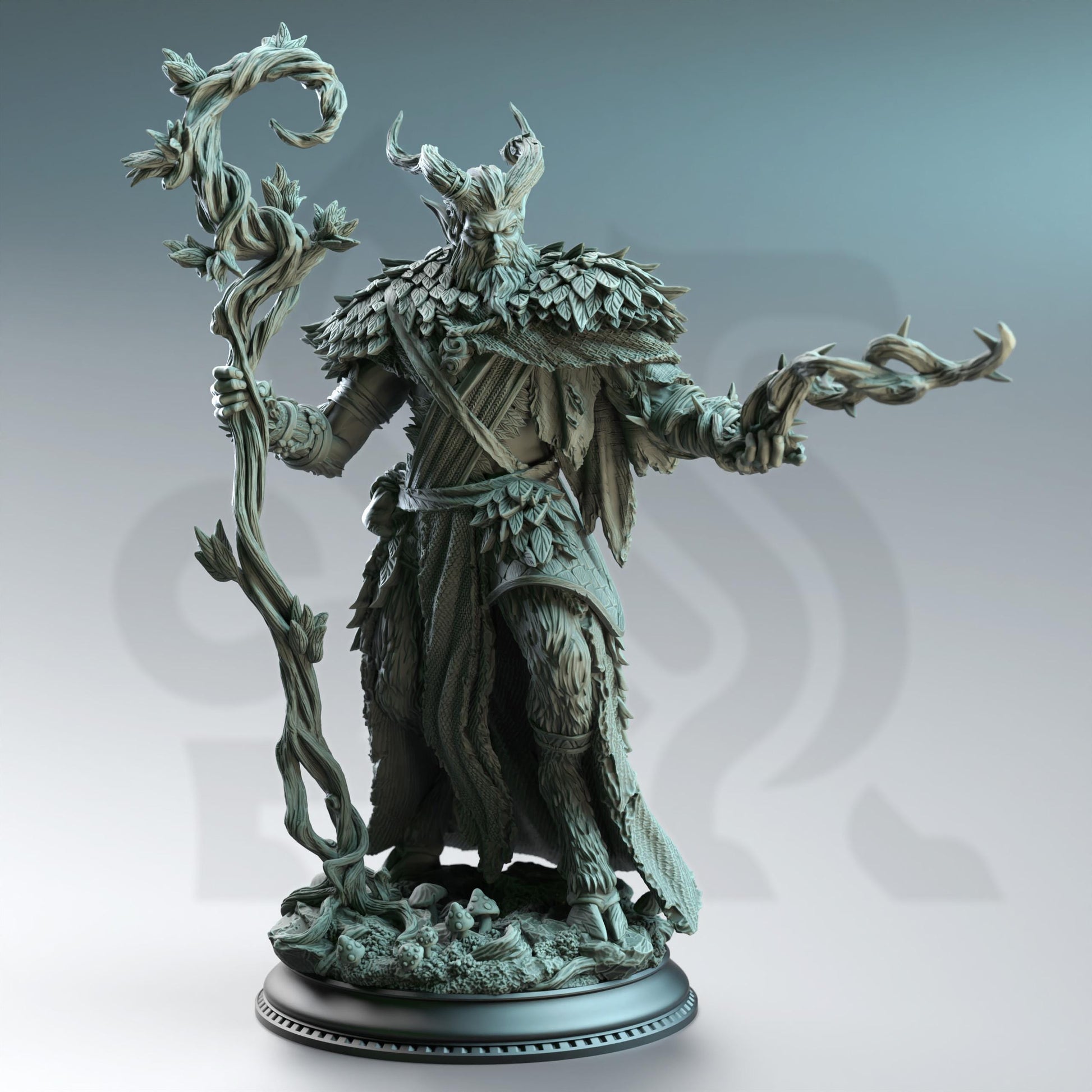 Old Barkhorn, Satyr Druid by DM Stash | Unpainted | Print on Demand | Use Code FREESHIP50