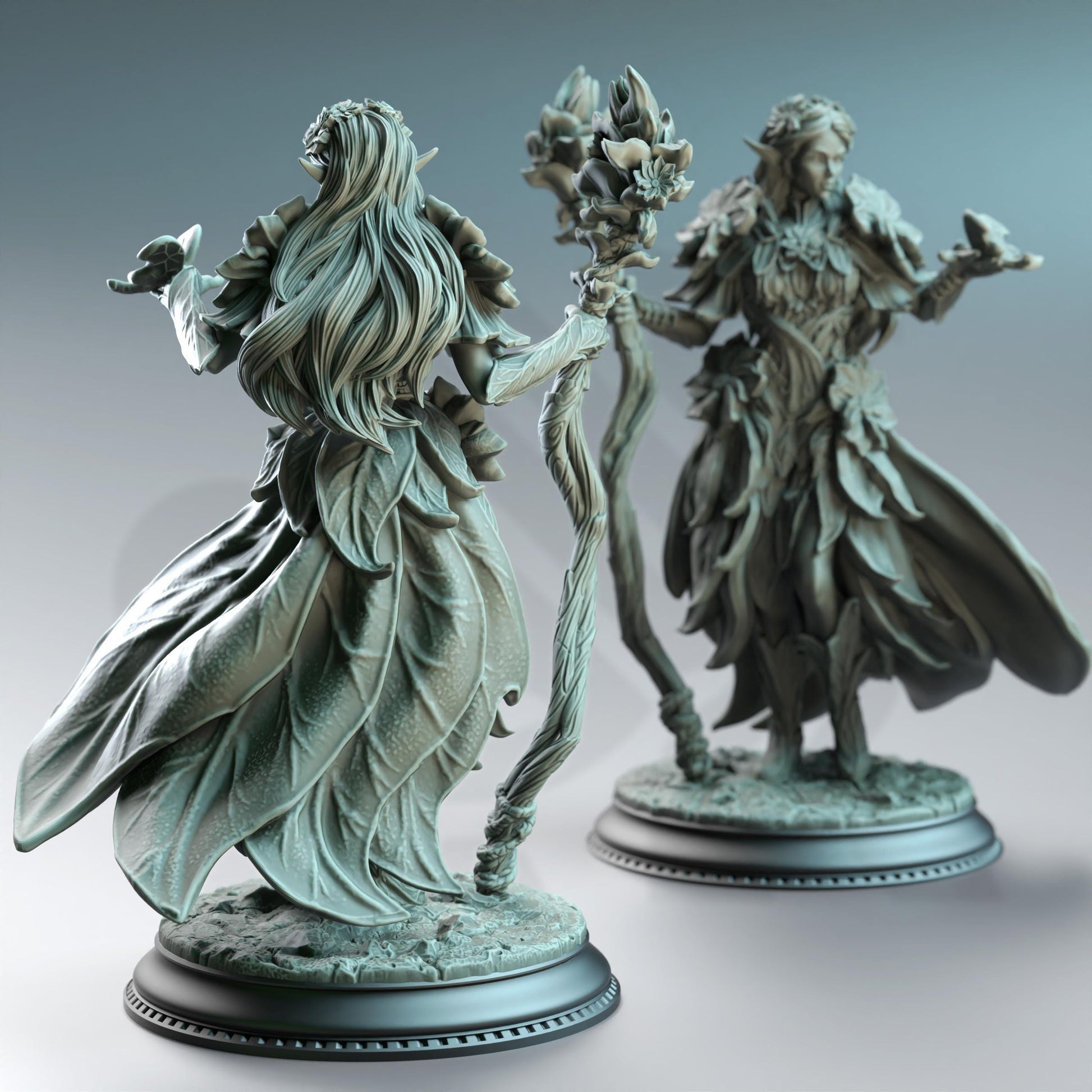 Synoria the Noble Hearted, Feywalker Caster by DM Stash | Unpainted | Print on Demand | Use Code FREESHIP50