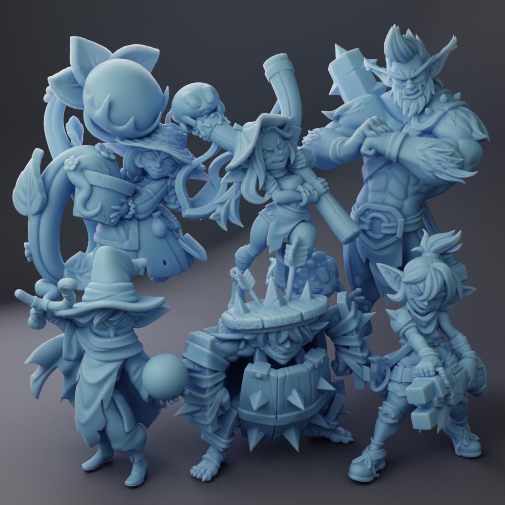 Goblin Minions by Twin Goddess Miniatures | Unpainted | Print on Demand | Use Code FREESHIP50