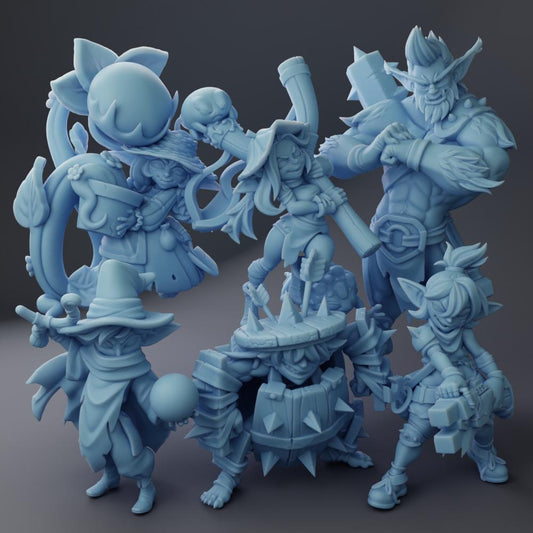 Goblin Minions by Twin Goddess Miniatures | Unpainted | Print on Demand | Use Code FREESHIP50