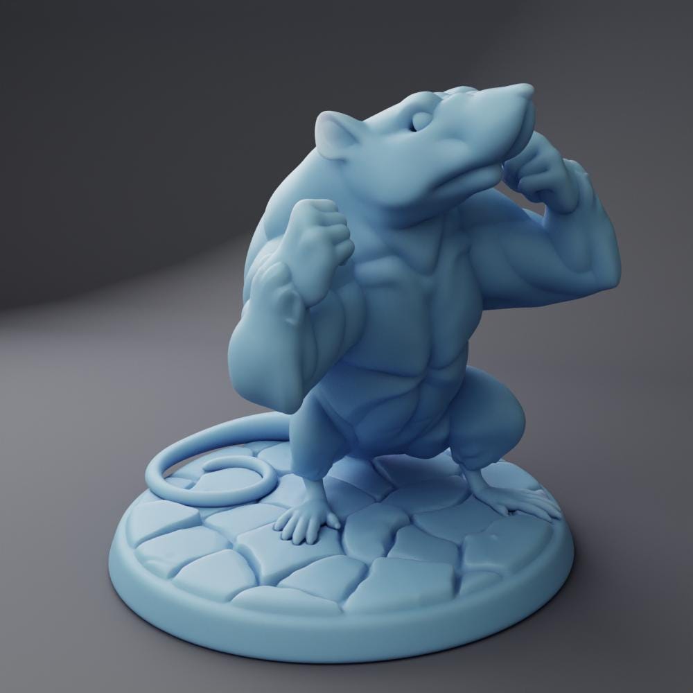 Gym Rats by Twin Goddess Miniatures | Unpainted | Print on Demand | Use Code FREESHIP50