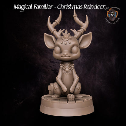 Magical Reindeer Familiar by Lubart Miniatures | Unpainted | Print on Demand | Use Code FREESHIP50