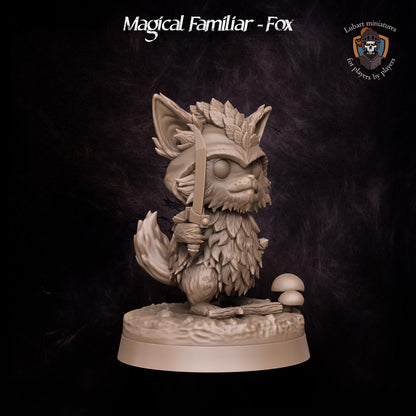 Magical Fox Familiar by Lubart Miniatures | Unpainted | Print on Demand | Use Code FREESHIP50