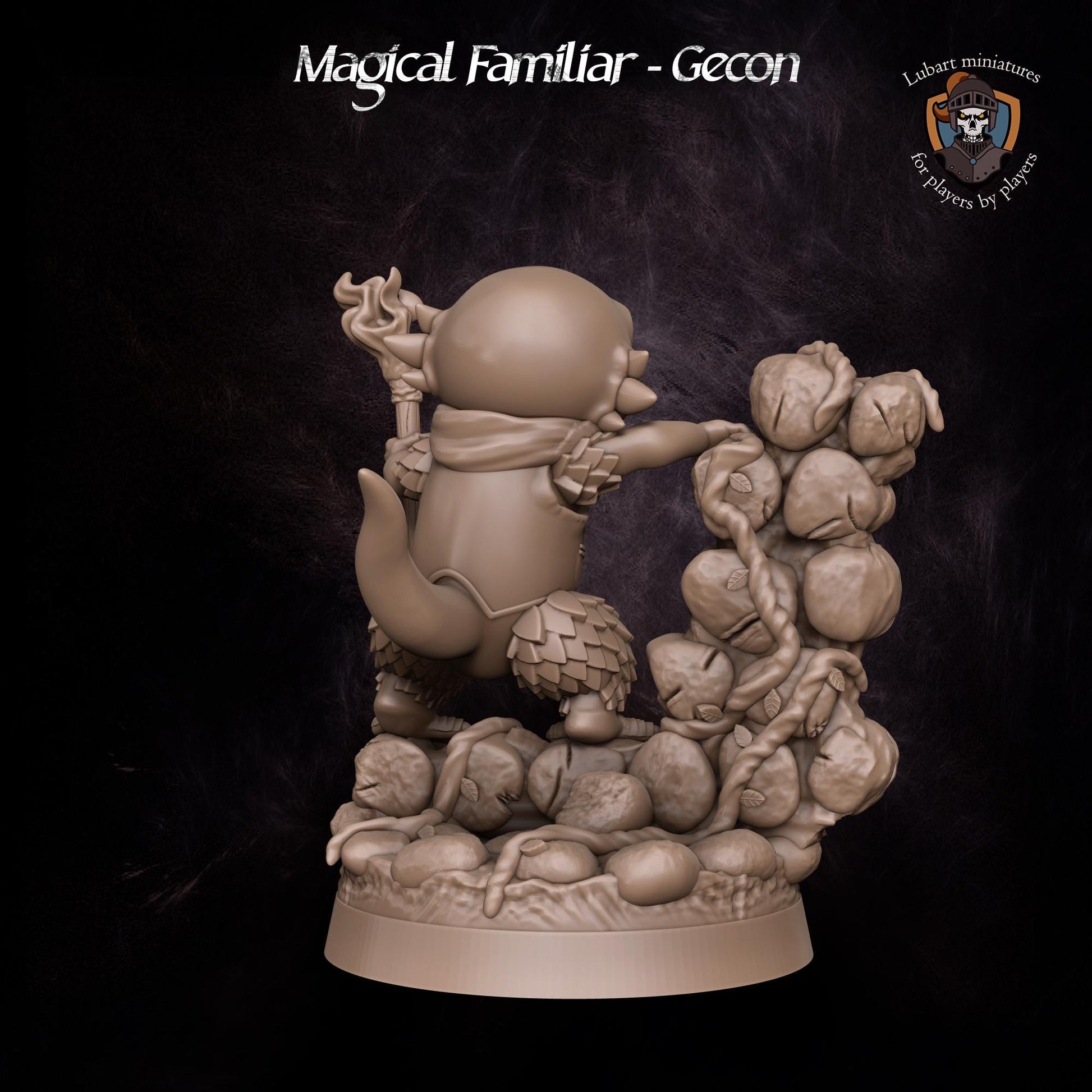 Magical Gecon Familiar by Lubart Miniatures | Unpainted | Print on Demand | Use Code FREESHIP50