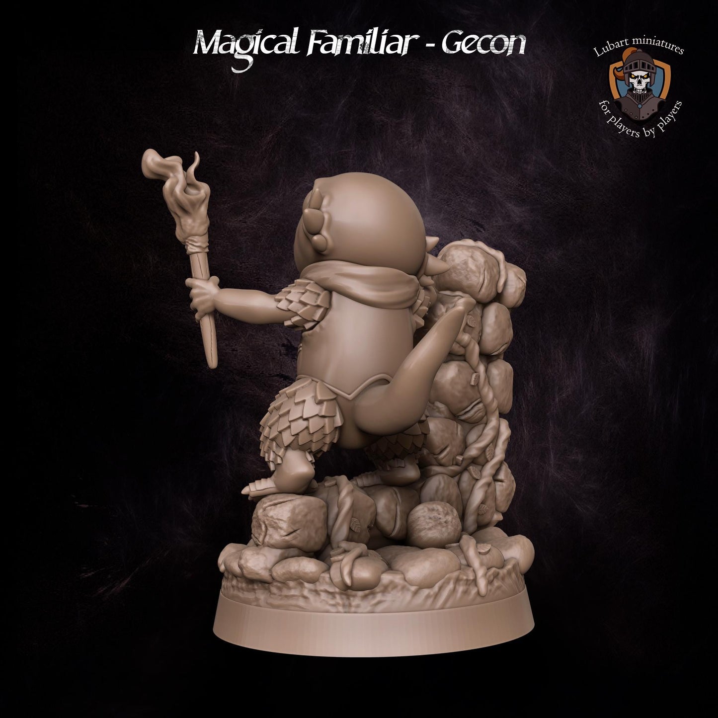 Magical Gecon Familiar by Lubart Miniatures | Unpainted | Print on Demand | Use Code FREESHIP50