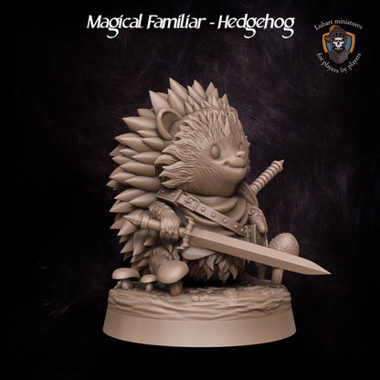 Magical Hedgehog Familiar by Lubart Miniatures | Unpainted | Print on Demand | Use Code FREESHIP50