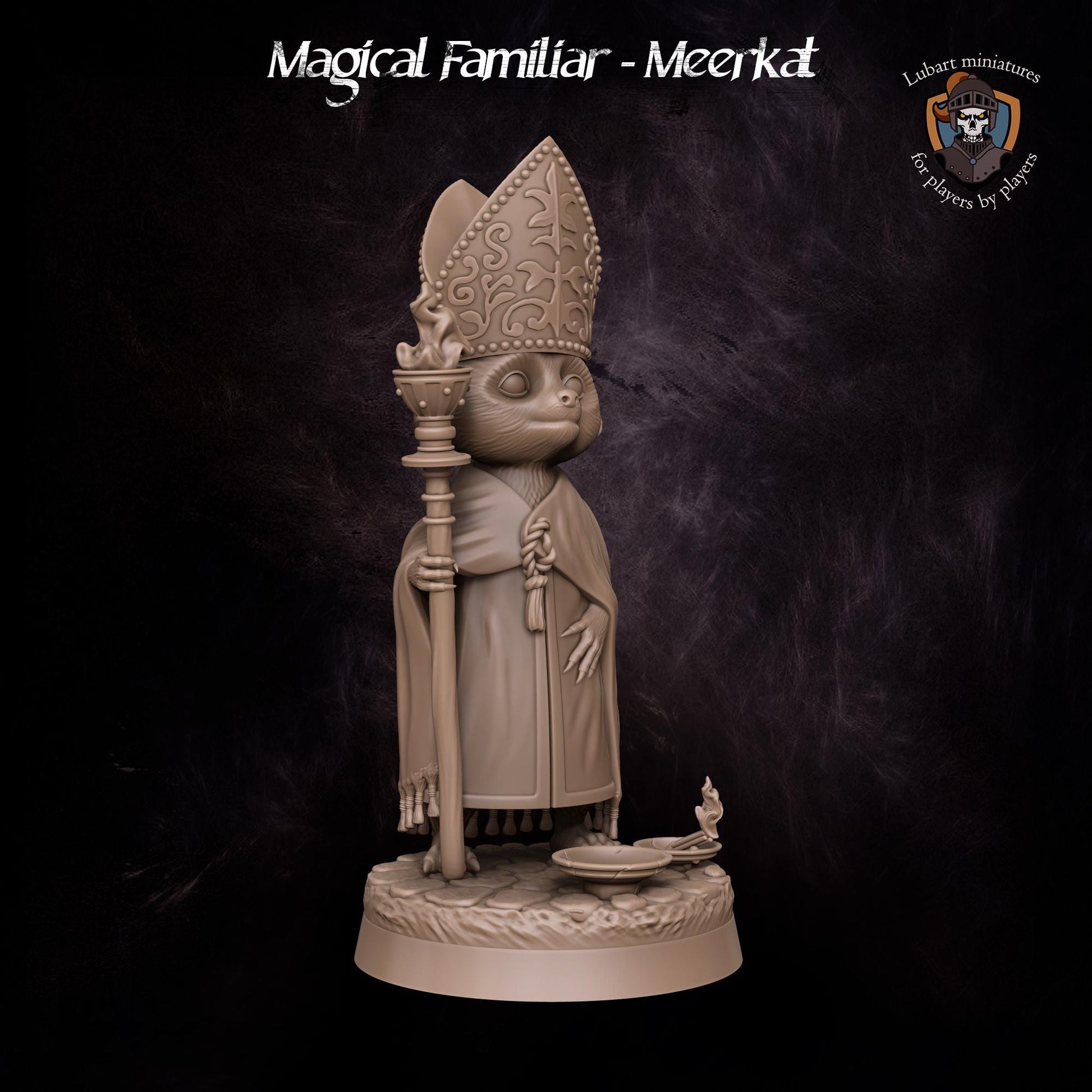 Magical Meerkat Familiar by Lubart Miniatures | Unpainted | Print on Demand | Use Code FREESHIP50