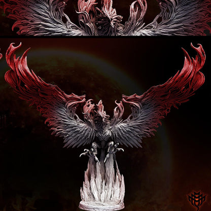 Skies of Fire and Ice by Mini Monster Mayhem | Unpainted | Print on Demand | Use Code FREESHIP50