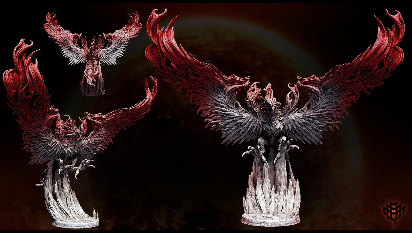 Skies of Fire and Ice by Mini Monster Mayhem | Unpainted | Print on Demand | Use Code FREESHIP50