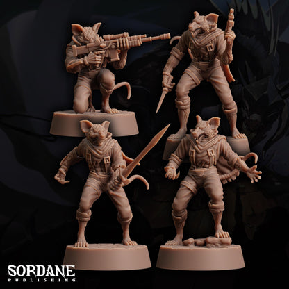 Wererat Assassin by Sordane Publishing | Unpainted | Print on Demand | Use Code FREESHIP50