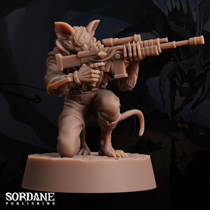 Wererat Assassin by Sordane Publishing | Unpainted | Print on Demand | Use Code FREESHIP50