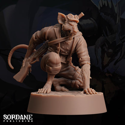 Wererat Scout by Sordane Publishing | Unpainted | Print on Demand | Use Code FREESHIP50
