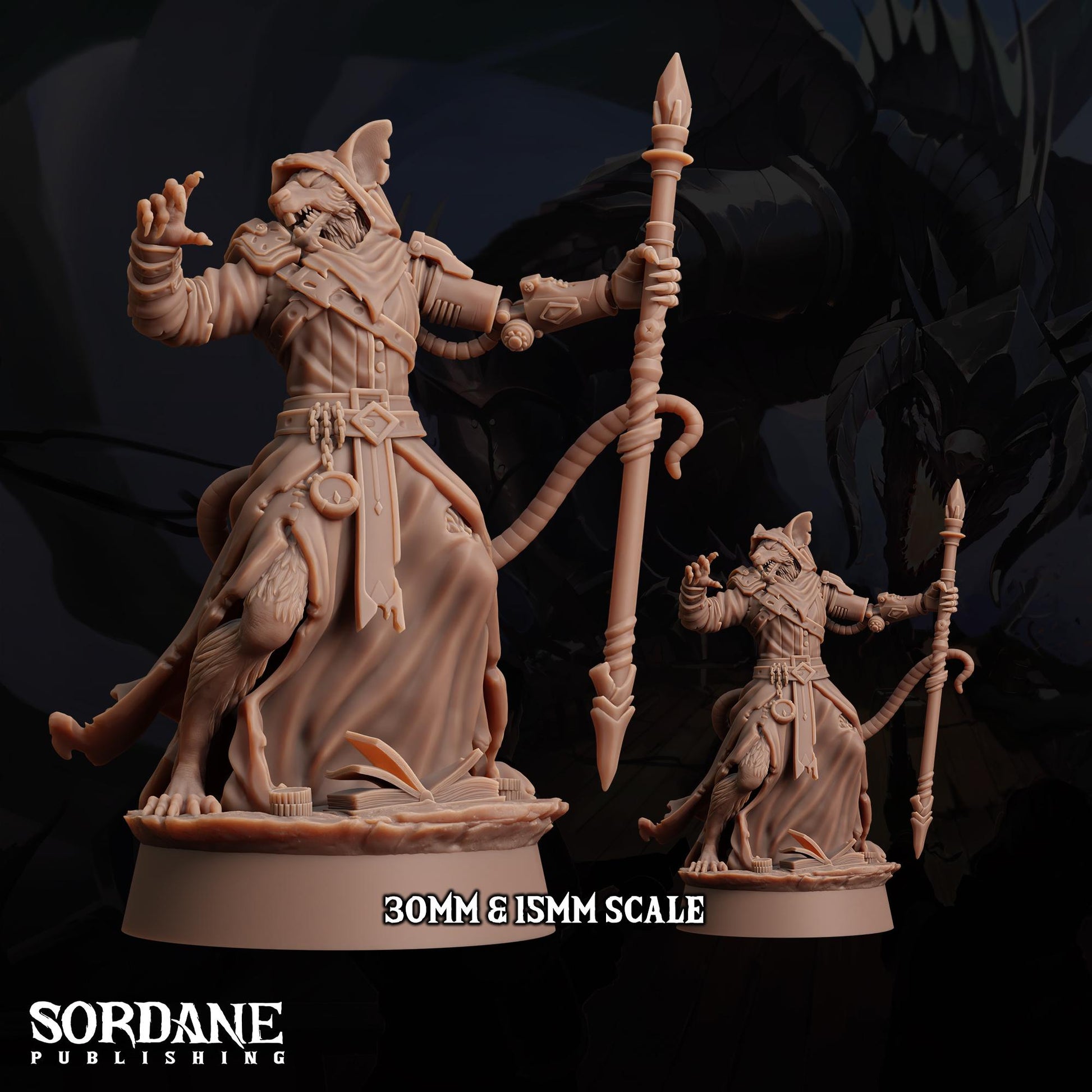 Wererat Overseer by Sordane Publishing | Unpainted | Print on Demand | Use Code FREESHIP50