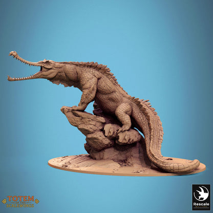 Ancient Alligator by Rescale Miniatures | Unpainted | Print on Demand | Use Code FREESHIP50