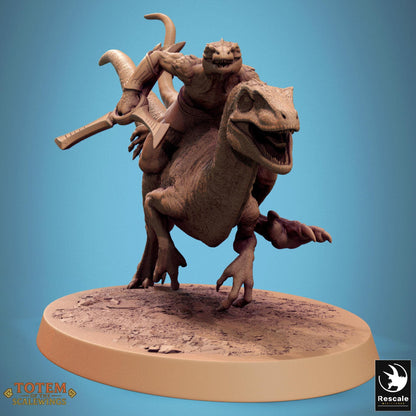 Jurassic Velociraptor, Mounts by Rescale Miniatures | Unpainted | Print on Demand | Use Code FREESHIP50
