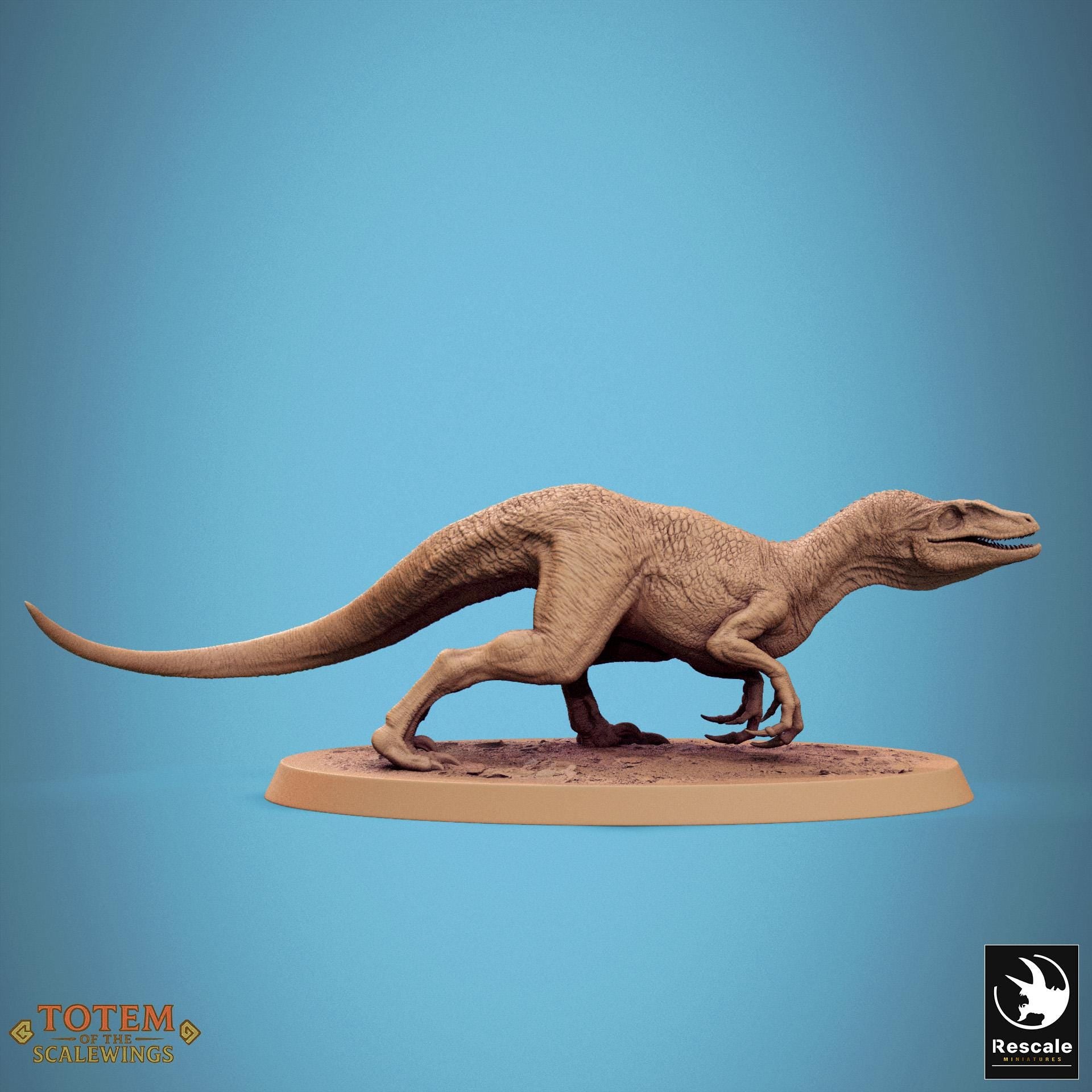 Jurassic Velociraptor, Wild by Rescale Miniatures | Unpainted | Print on Demand | Use Code FREESHIP50