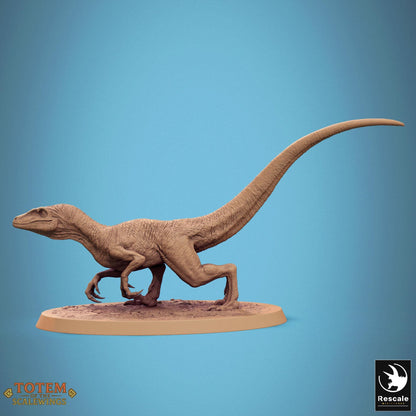 Jurassic Velociraptor, Wild by Rescale Miniatures | Unpainted | Print on Demand | Use Code FREESHIP50