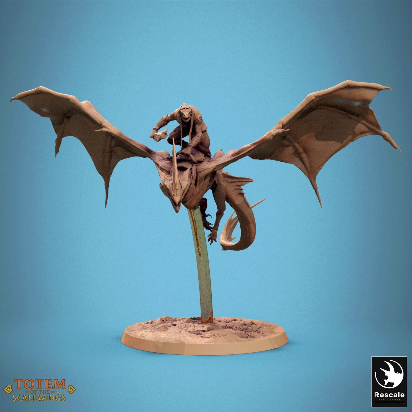 Zicoatl, Mounted by Rescale Miniatures | Unpainted | Print on Demand | Use Code FREESHIP50