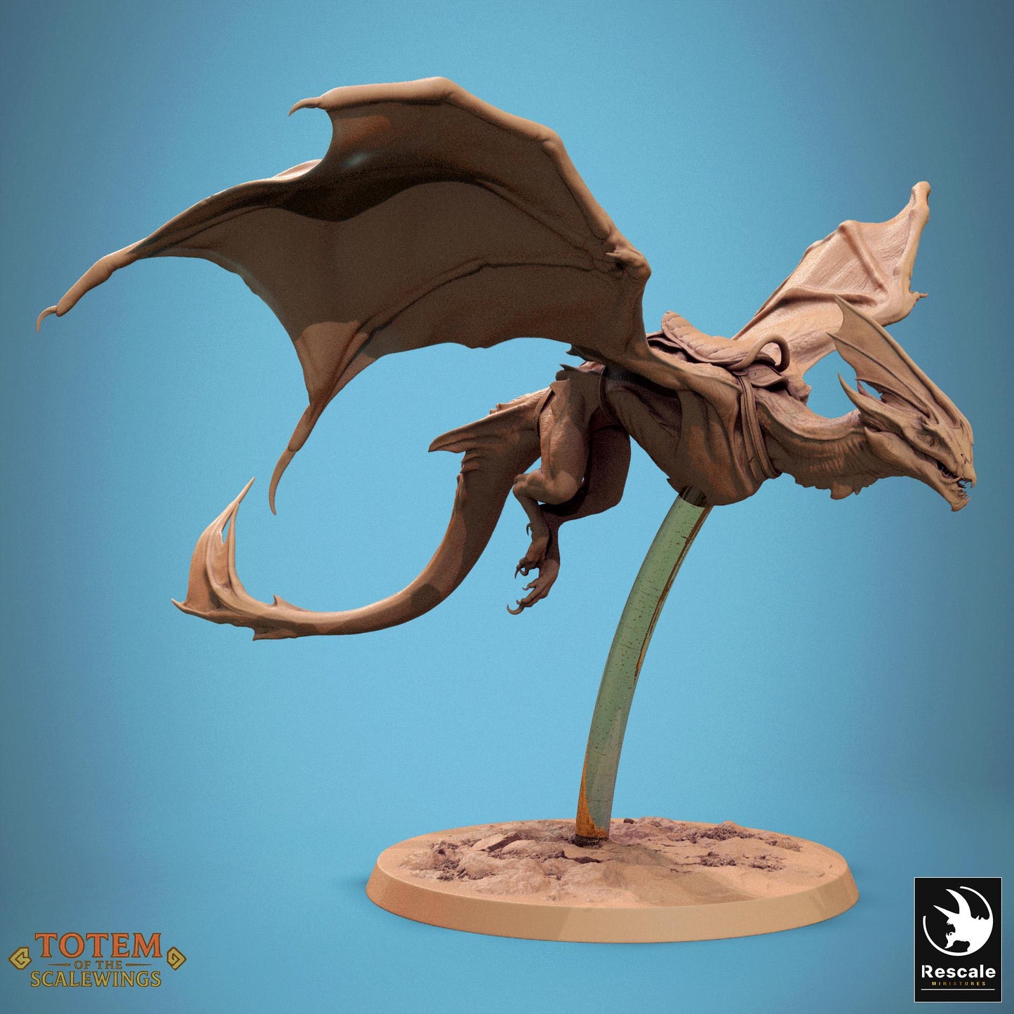 Zicoatl, Saddled by Rescale Miniatures | Unpainted | Print on Demand | Use Code FREESHIP50