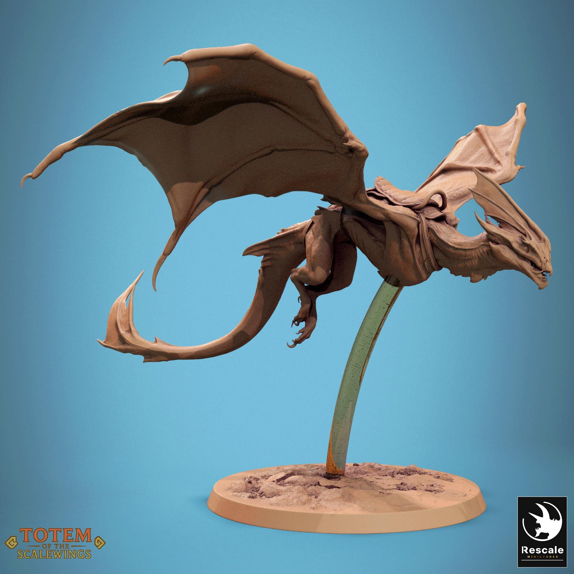 Zicoatl, Saddled by Rescale Miniatures | Unpainted | Print on Demand | Use Code FREESHIP50
