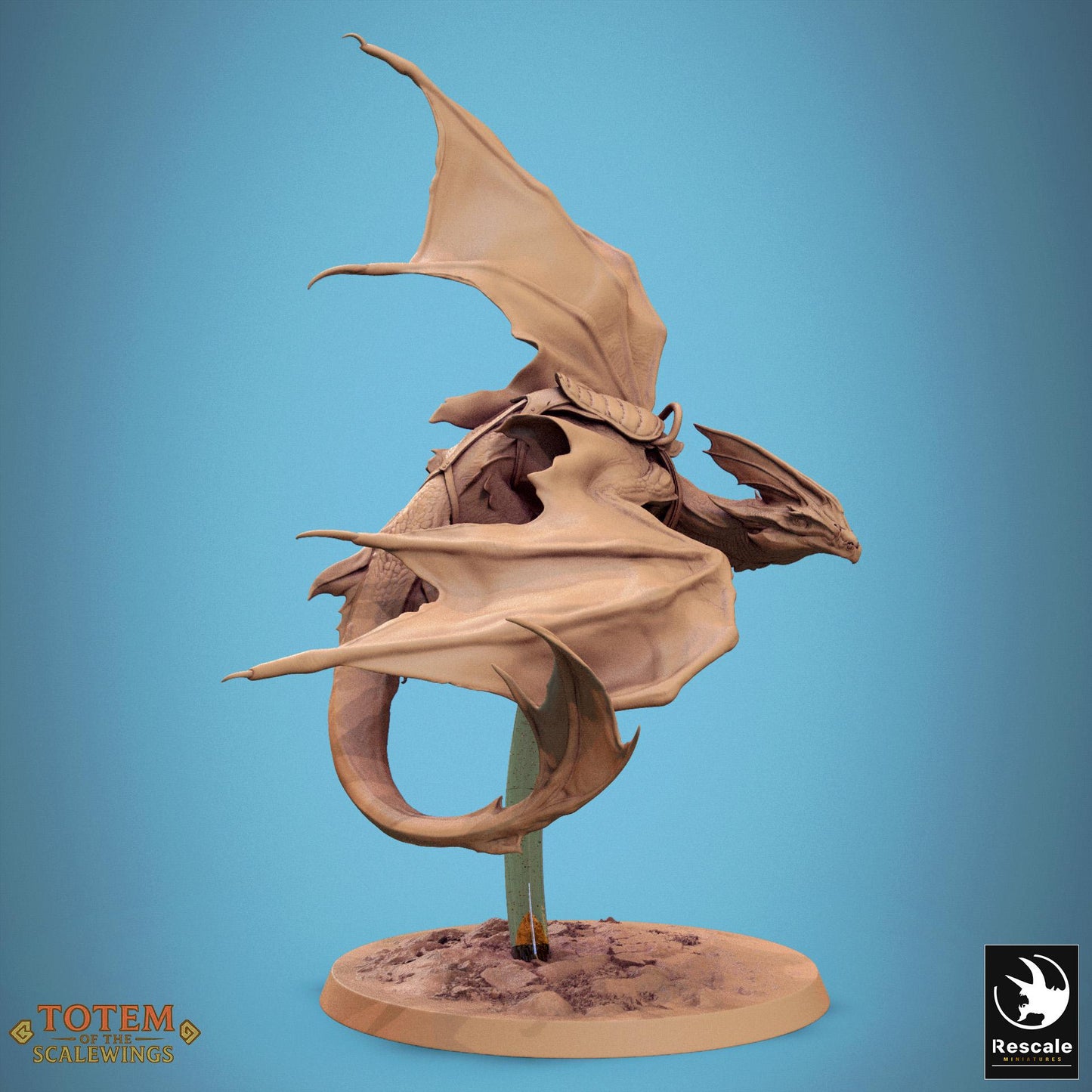 Zicoatl, Saddled by Rescale Miniatures | Unpainted | Print on Demand | Use Code FREESHIP50