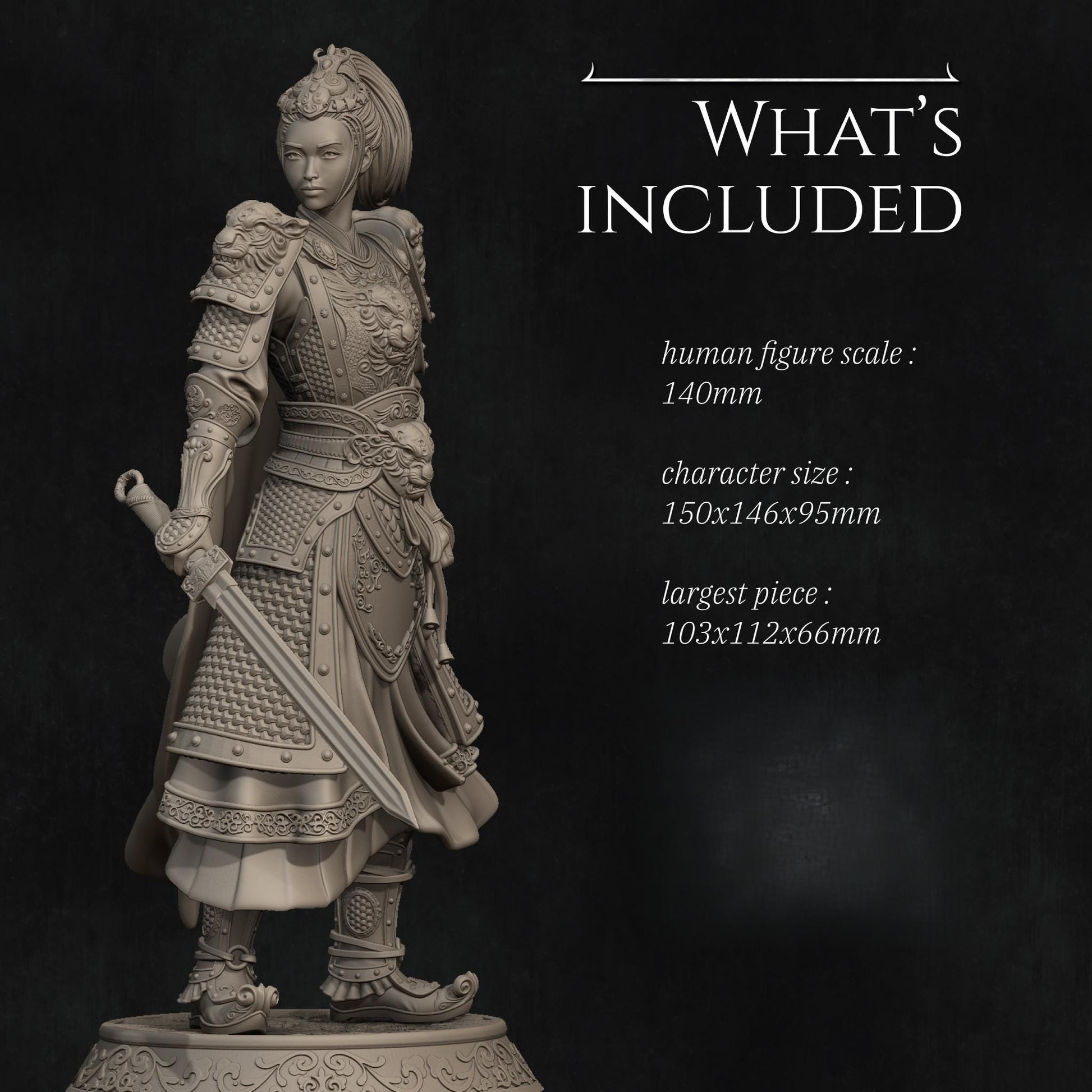 Kwan Yen by Nerikson | Unpainted | Print on Demand | Use Code FREESHIP50