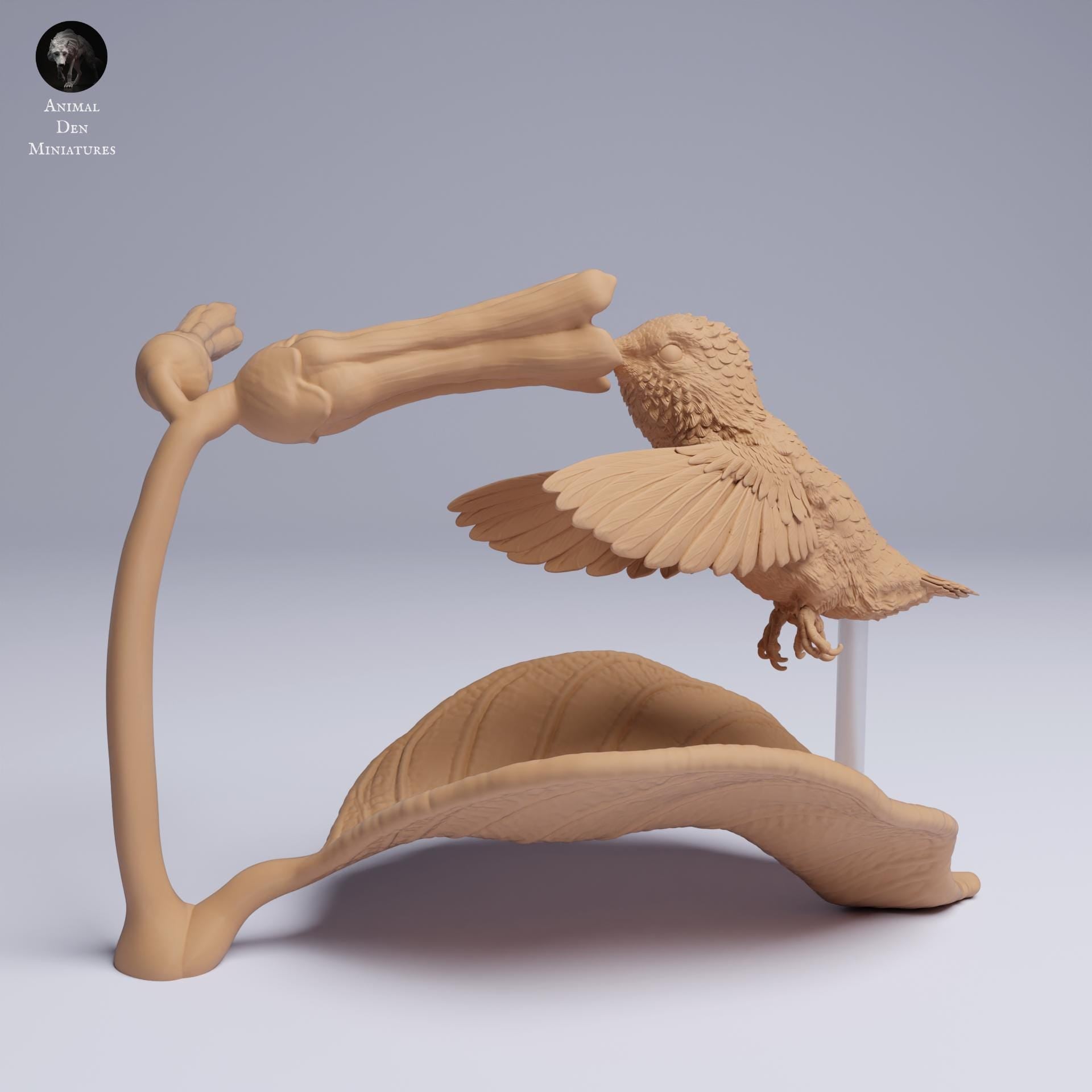 Bee Hummingbird 1:1 scale by Animal Den | Unpainted | Print on Demand | Use Code FREESHIP50