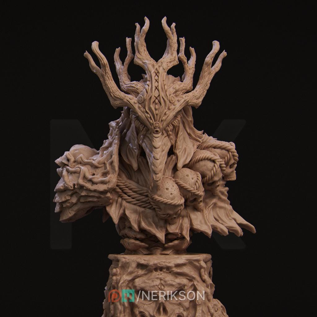 Famine Bust by Nerikson | Unpainted | Print on Demand | Use Code FREESHIP50