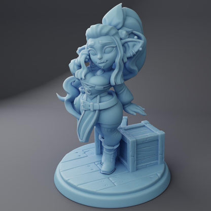 Brie, Goblin Merchant by Twin Goddess Miniatures | Unpainted | Print on Demand | Use Code FREESHIP50