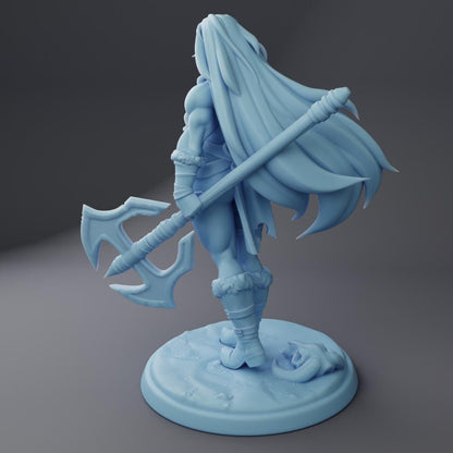Inga, Barbarian by Twin Goddess Miniatures | Unpainted | Print on Demand | Use Code FREESHIP50