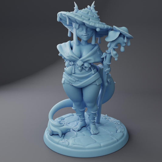 Coprini, Tiefling Spore Druid by Twin Goddess Miniatures | Unpainted | Print on Demand | Use Code FREESHIP50
