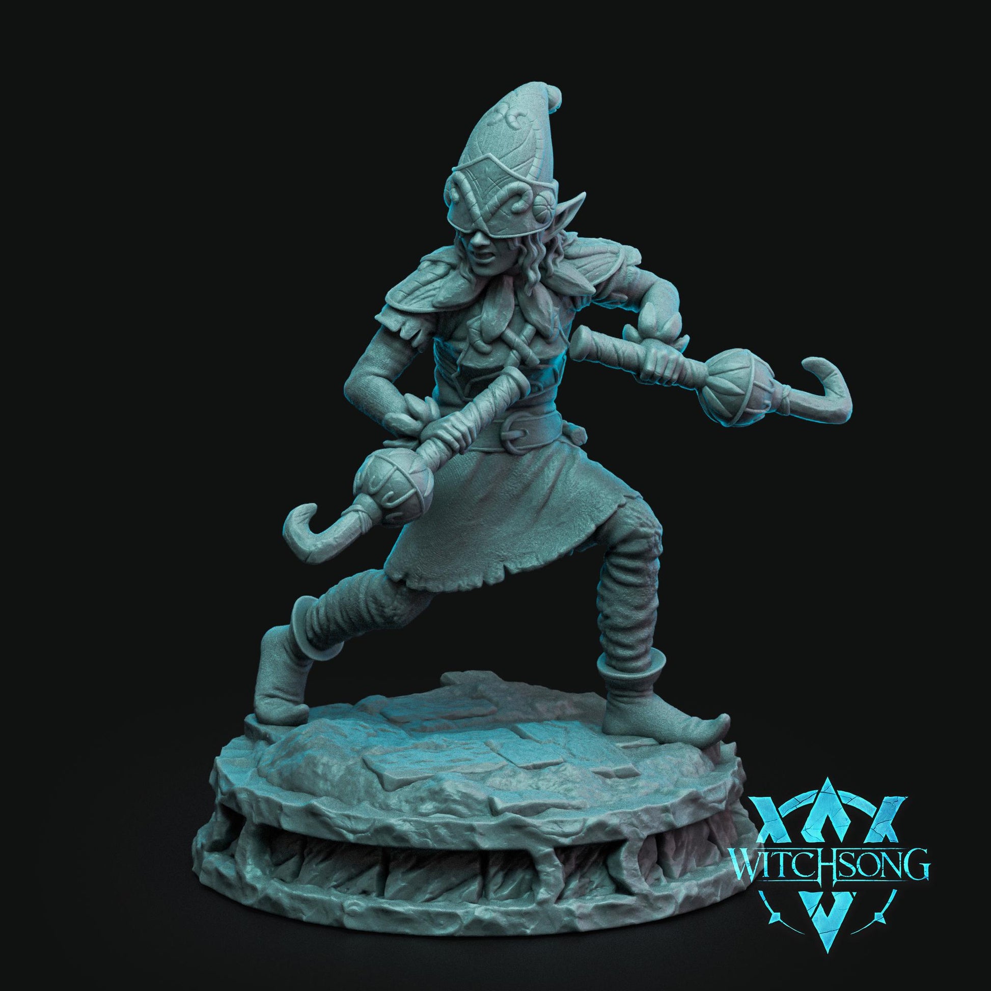 Enchanted Elves by Witchsong Miniatures | Unpainted | Print on Demand | Use Code FREESHIP50