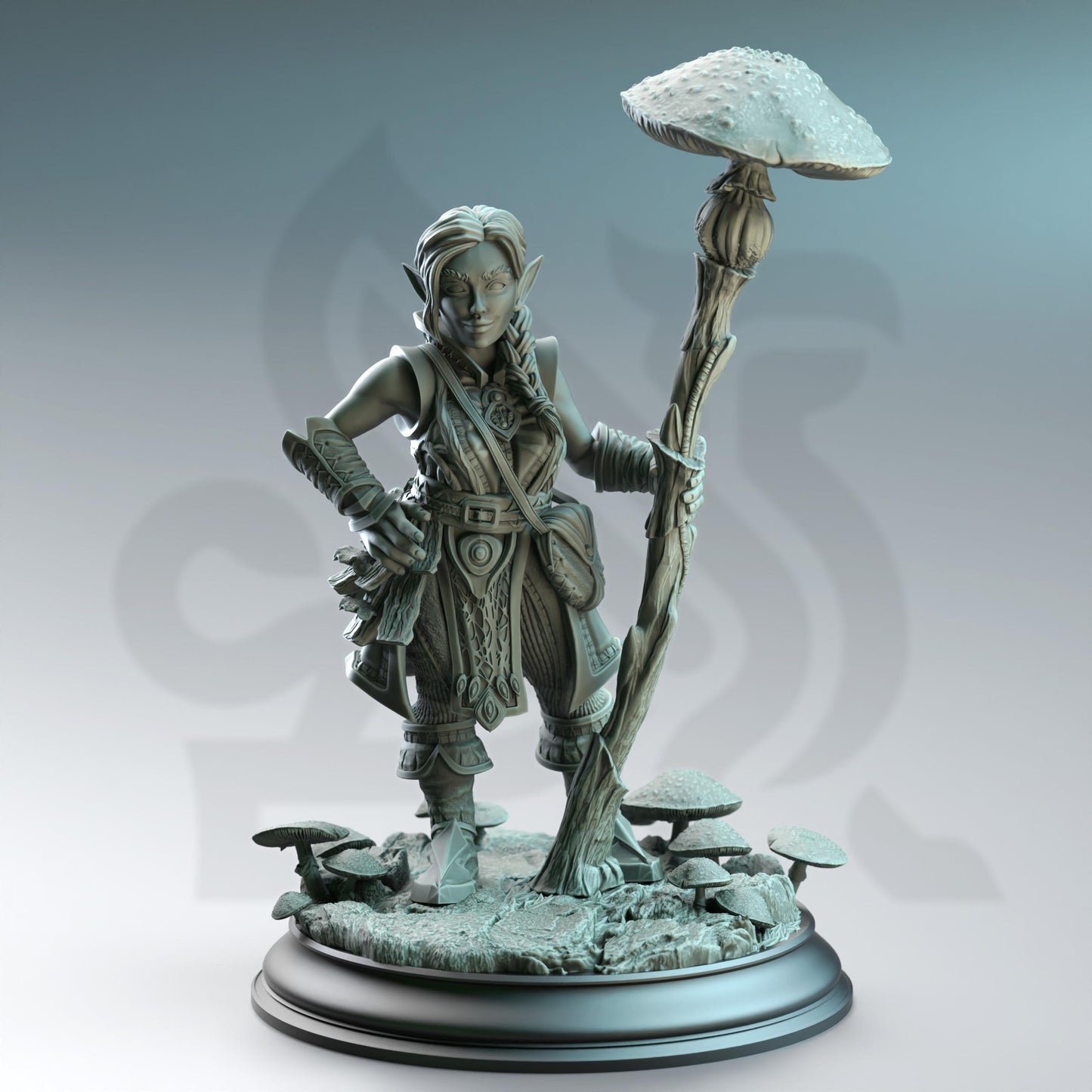 Cordelia the Homestead Hermet, Halfling Druid by DM Stash | Unpainted | Print on Demand | Use Code FREESHIP50