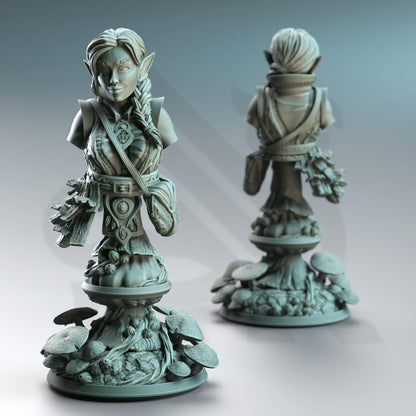 Cordelia the Homestead Hermet, Halfling Druid by DM Stash | Unpainted | Print on Demand | Use Code FREESHIP50