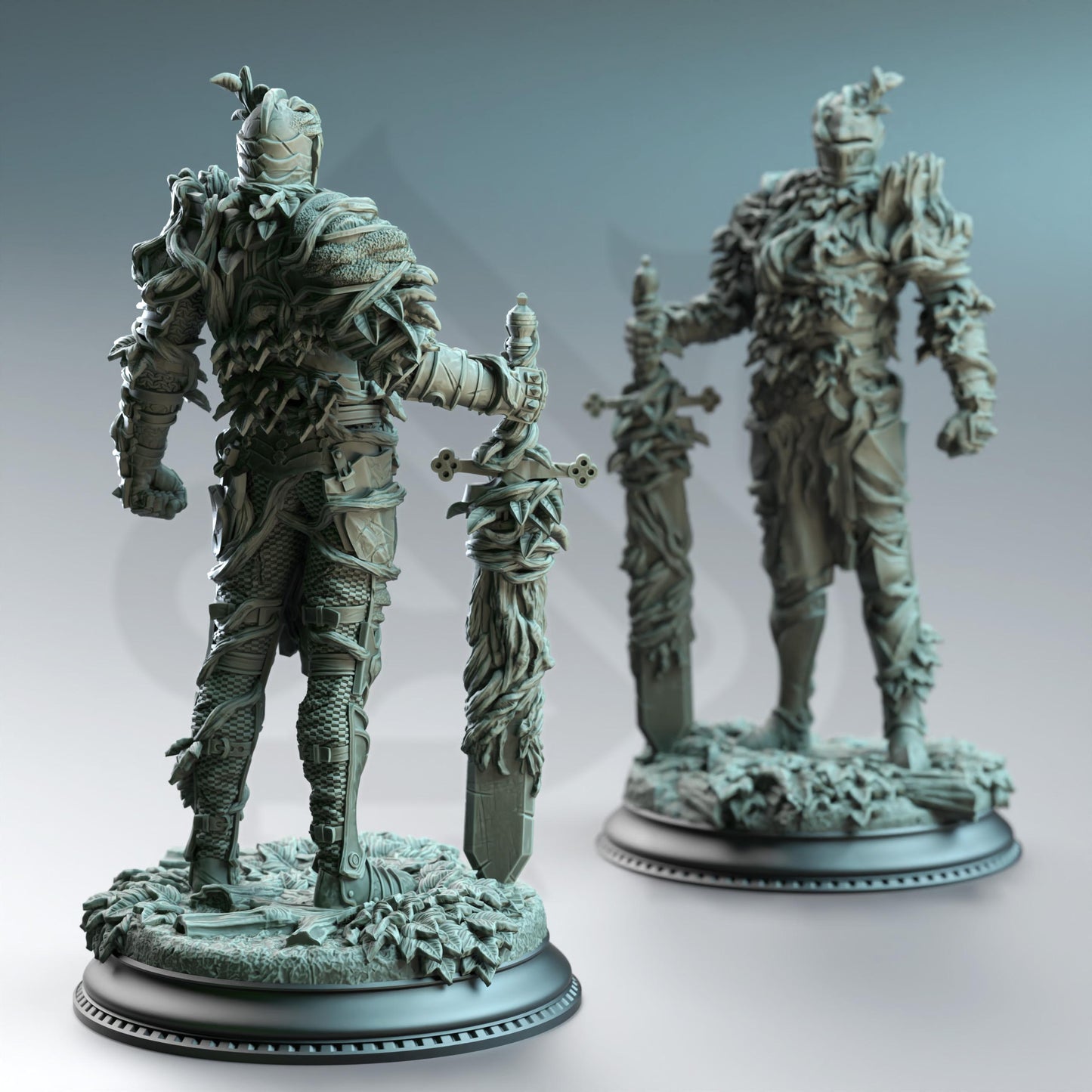 Forgotten Knights, Vine Possessed Armor by DM Stash | Unpainted | Print on Demand | Use Code FREESHIP50