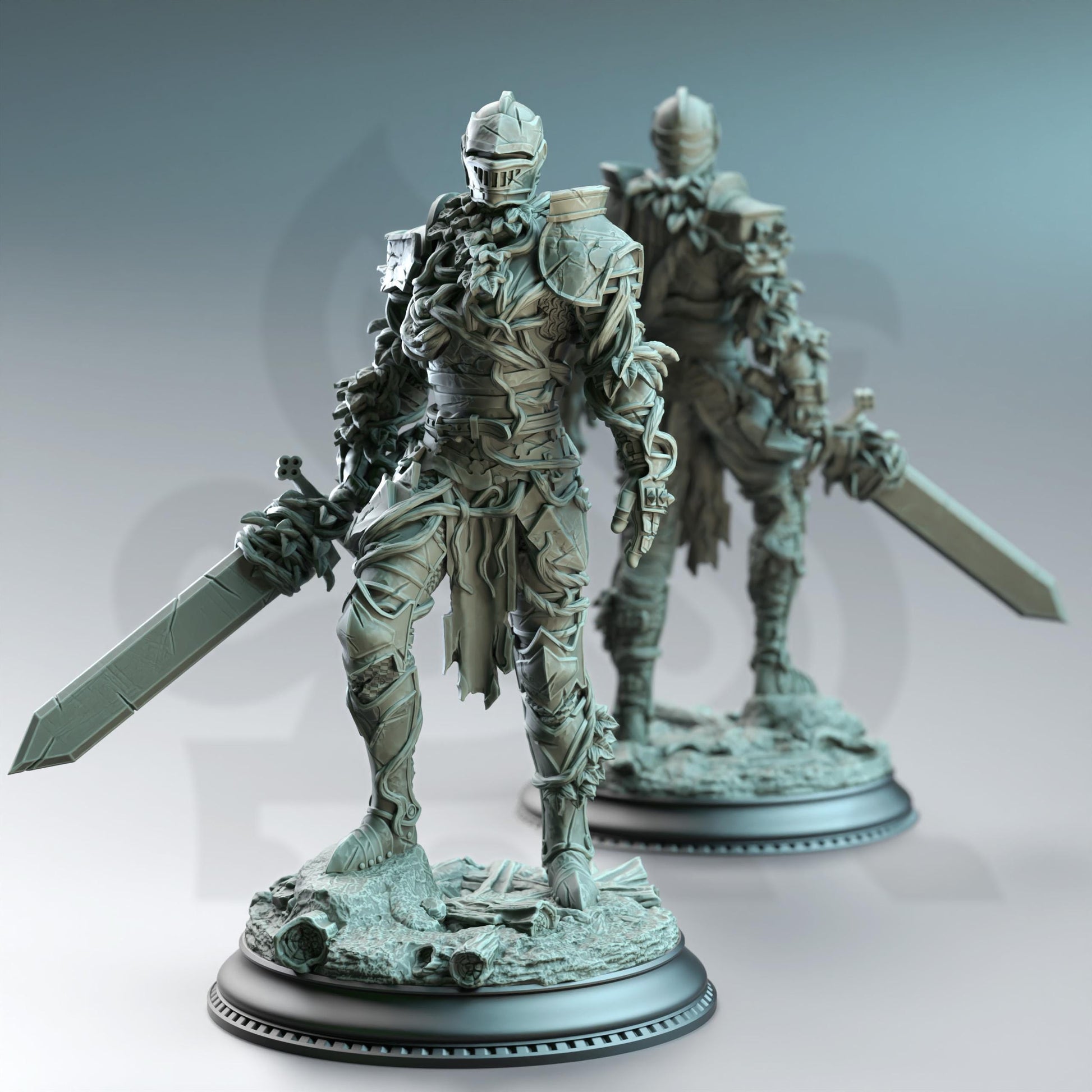Forgotten Knights, Vine Possessed Armor by DM Stash | Unpainted | Print on Demand | Use Code FREESHIP50