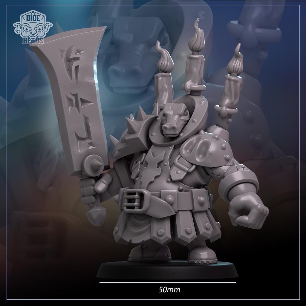 Coldflame Choir by Dice Heads | Unpainted | Print on Demand | Use Code FREESHIP50