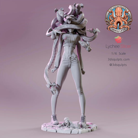 Medusa's First Date by 3dSqulpts | Unpainted | Print on Demand | Use Code FREESHIP50