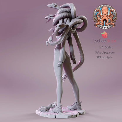 Medusa's First Date by 3dSqulpts | Unpainted | Print on Demand | Use Code FREESHIP50