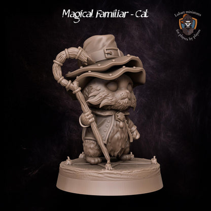 Magical Cat Familiar by Lubart Miniatures | Unpainted | Print on Demand | Use Code FREESHIP50