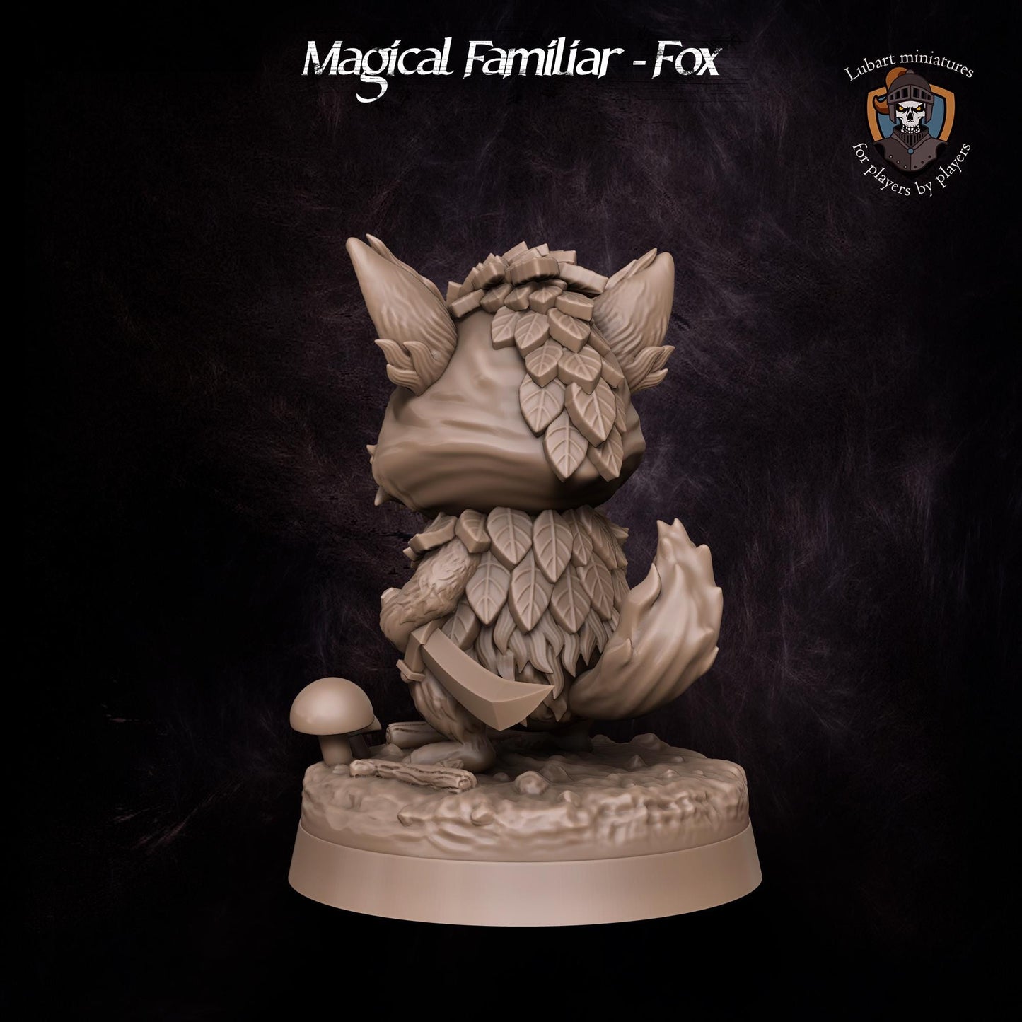 Magical Fox Familiar by Lubart Miniatures | Unpainted | Print on Demand | Use Code FREESHIP50