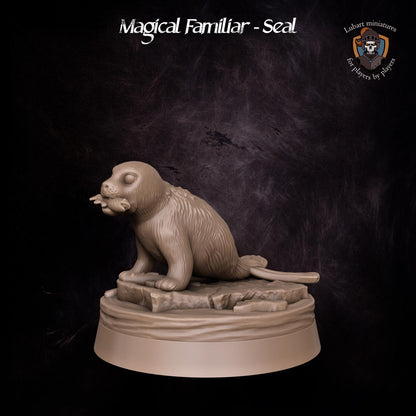 Magical Seal Familiar by Lubart Miniatures | Unpainted | Print on Demand | Use Code FREESHIP50