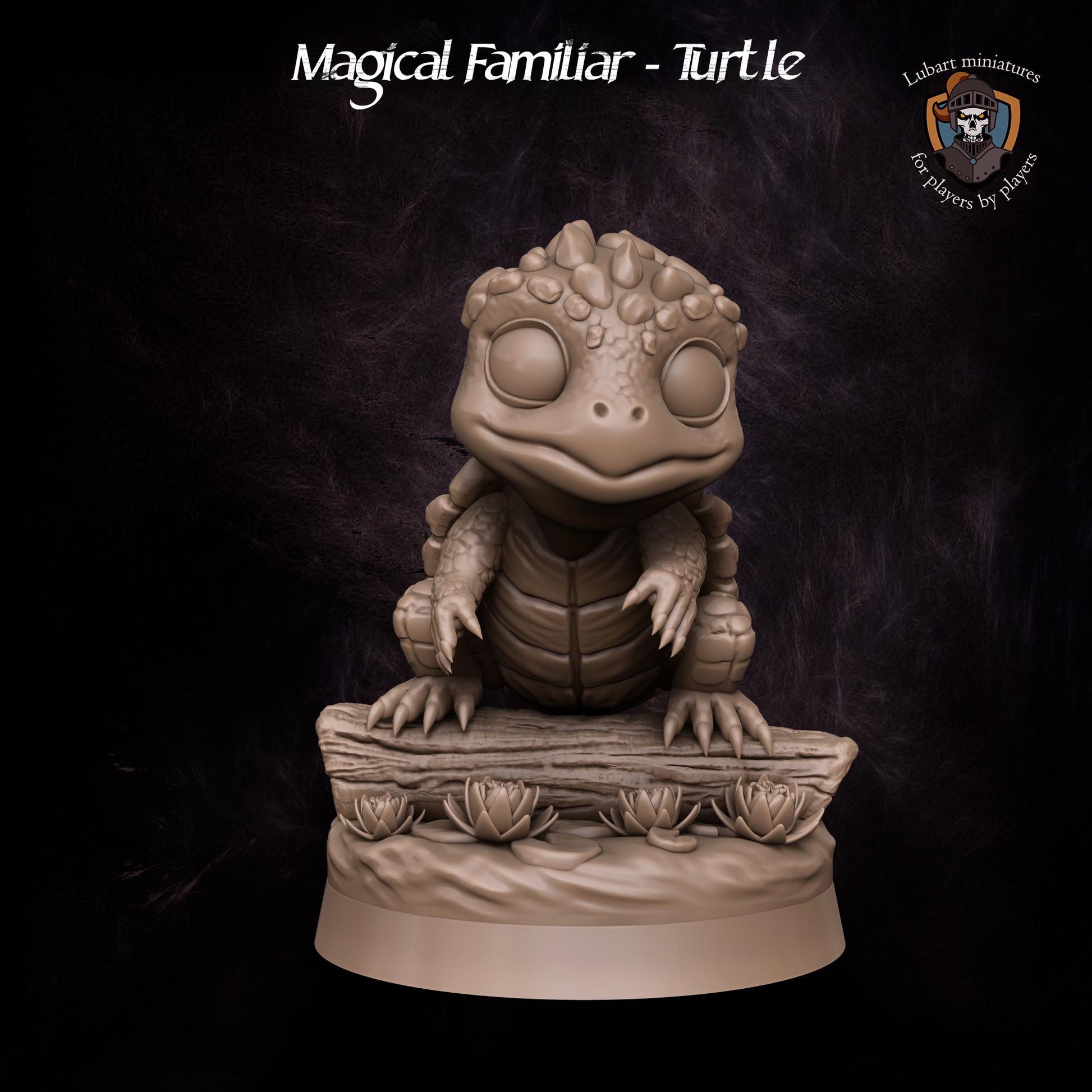 Magical Turtle Familiar by Lubart Miniatures | Unpainted | Print on Demand | Use Code FREESHIP50